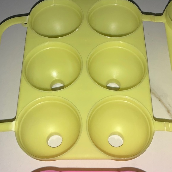 Jell-O Easter Egg Jello Jiggler Mold Set Bundle of 2 Hard Plastic Vintage 90’s - Picture 8 of 12